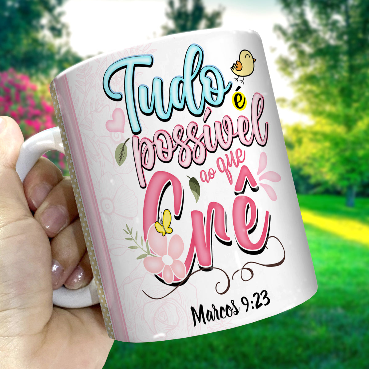 Mug Tudo é Possível ao que Crê