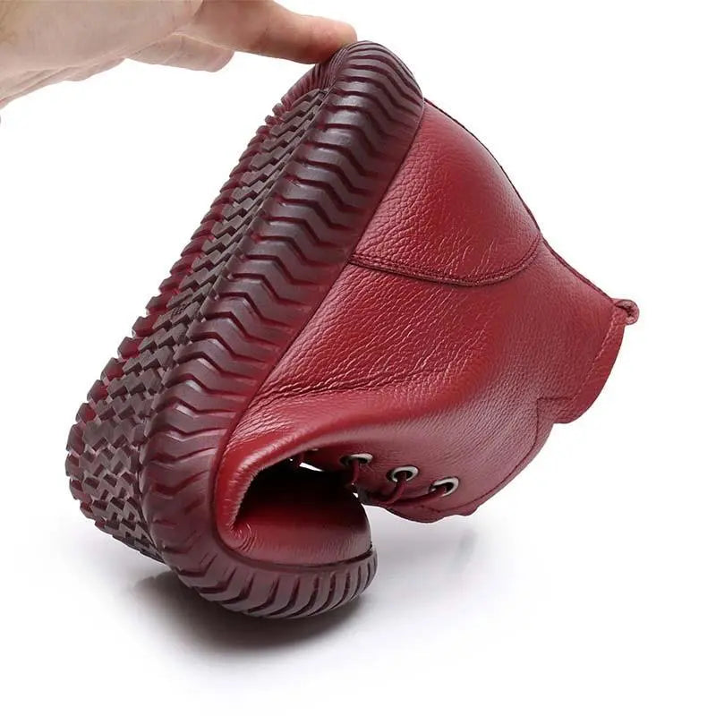 Lace Up Ankle Boots - The Oran Store