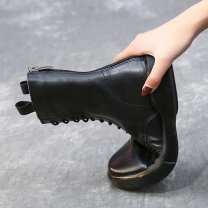 Women's Boots in Genuine Leather - Catherine