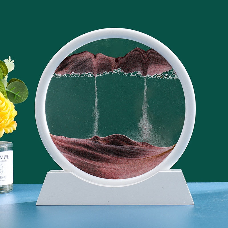 Serene Sandscape Motion Art 3D
