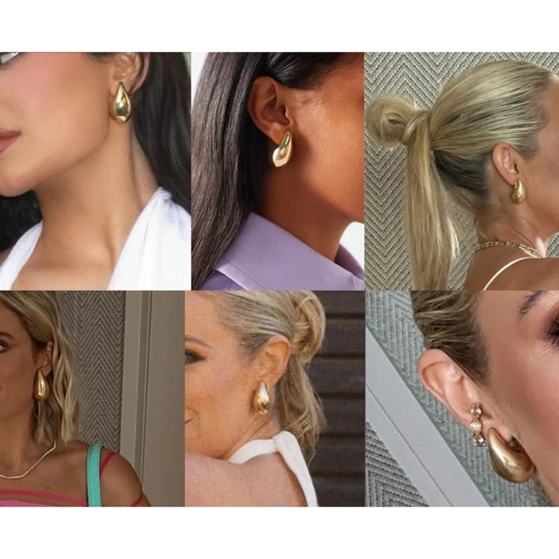 Vintage Drop Earring - Gold Plated