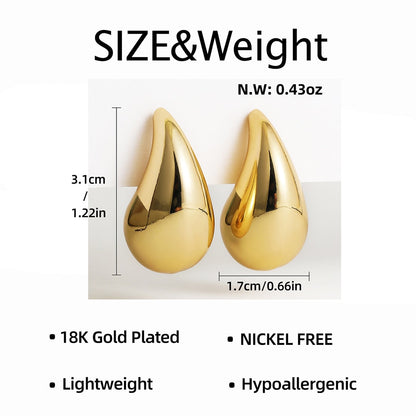 Vintage Drop Earring - Gold Plated