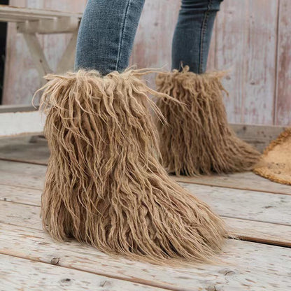 Ava's Frosty Fashion Forward Boots