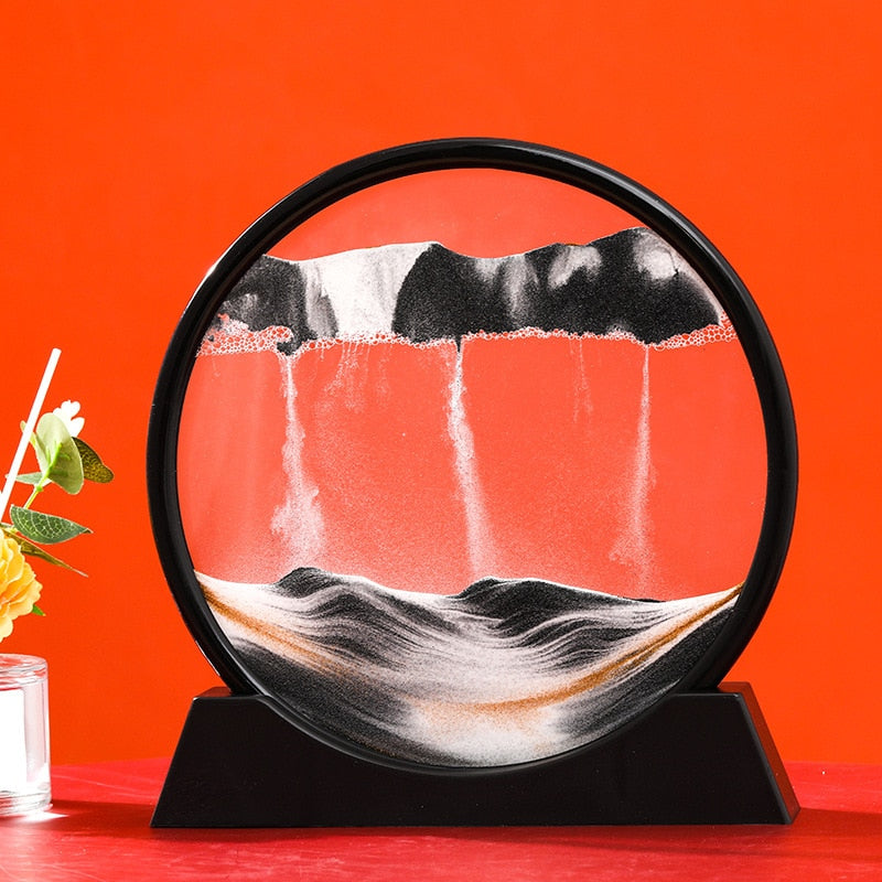 Serene Sandscape Motion Art 3D