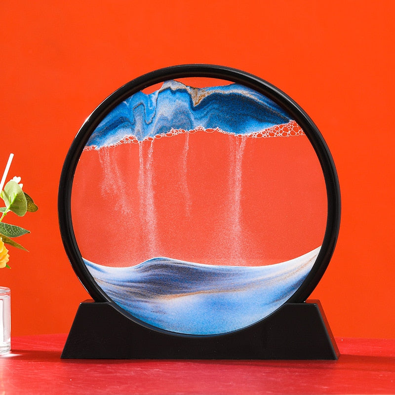 Serene Sandscape Motion Art 3D