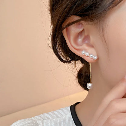 Pearl Earring with Pendant