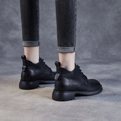 Women's Boots in Genuine Leather - Louise