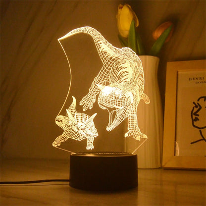 DinoGlow - 3D LED Dinosaur Lamp