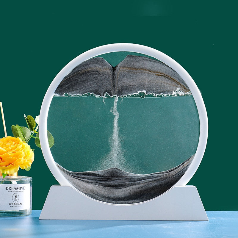 Serene Sandscape Motion Art 3D