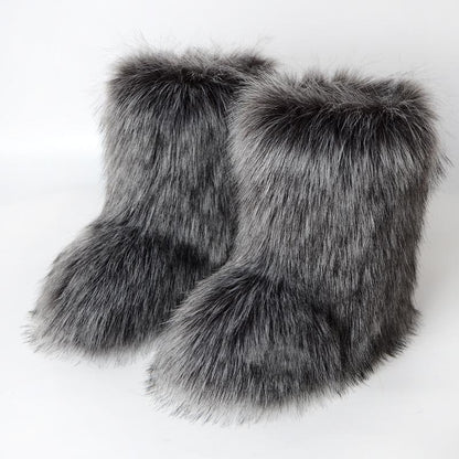 Ava's Frosty Fashion Forward Boots