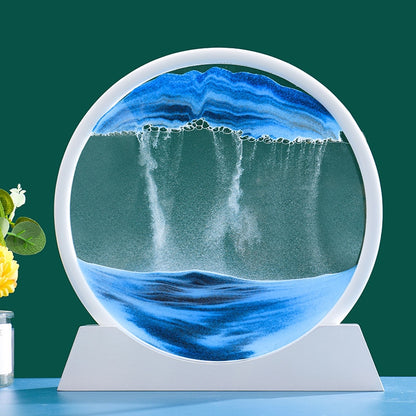 Serene Sandscape Motion Art 3D
